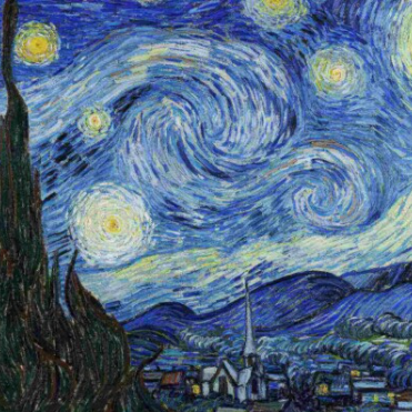 Ode aan van Gogh, Sterren nacht - 2 dagdelen 97€pp ipv 125 ***