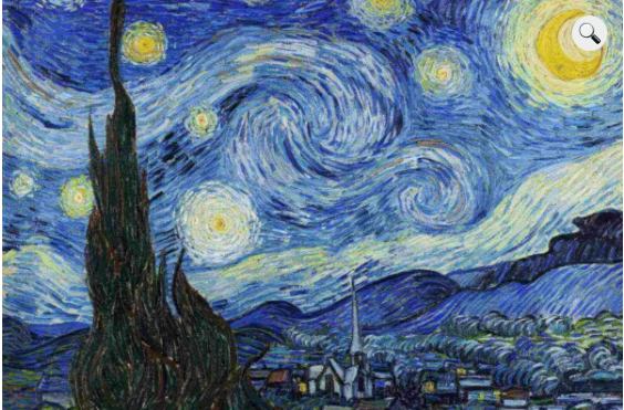 Ode aan van Gogh, Sterren nacht - 2 dagdelen  125€pp ***